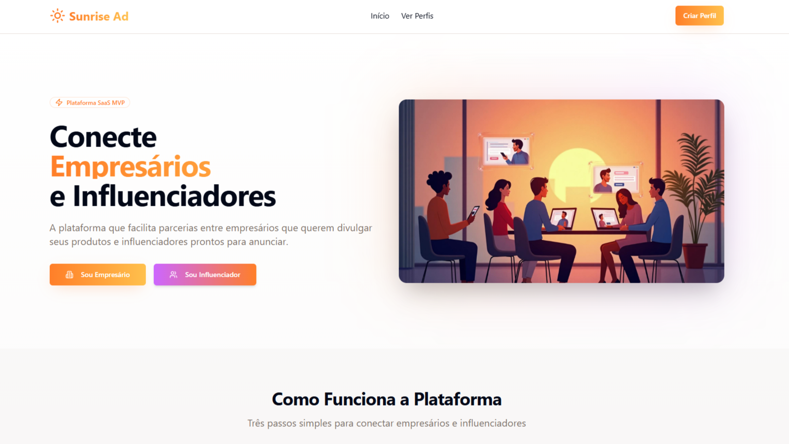 Sunrise Ad - SaaS B2C